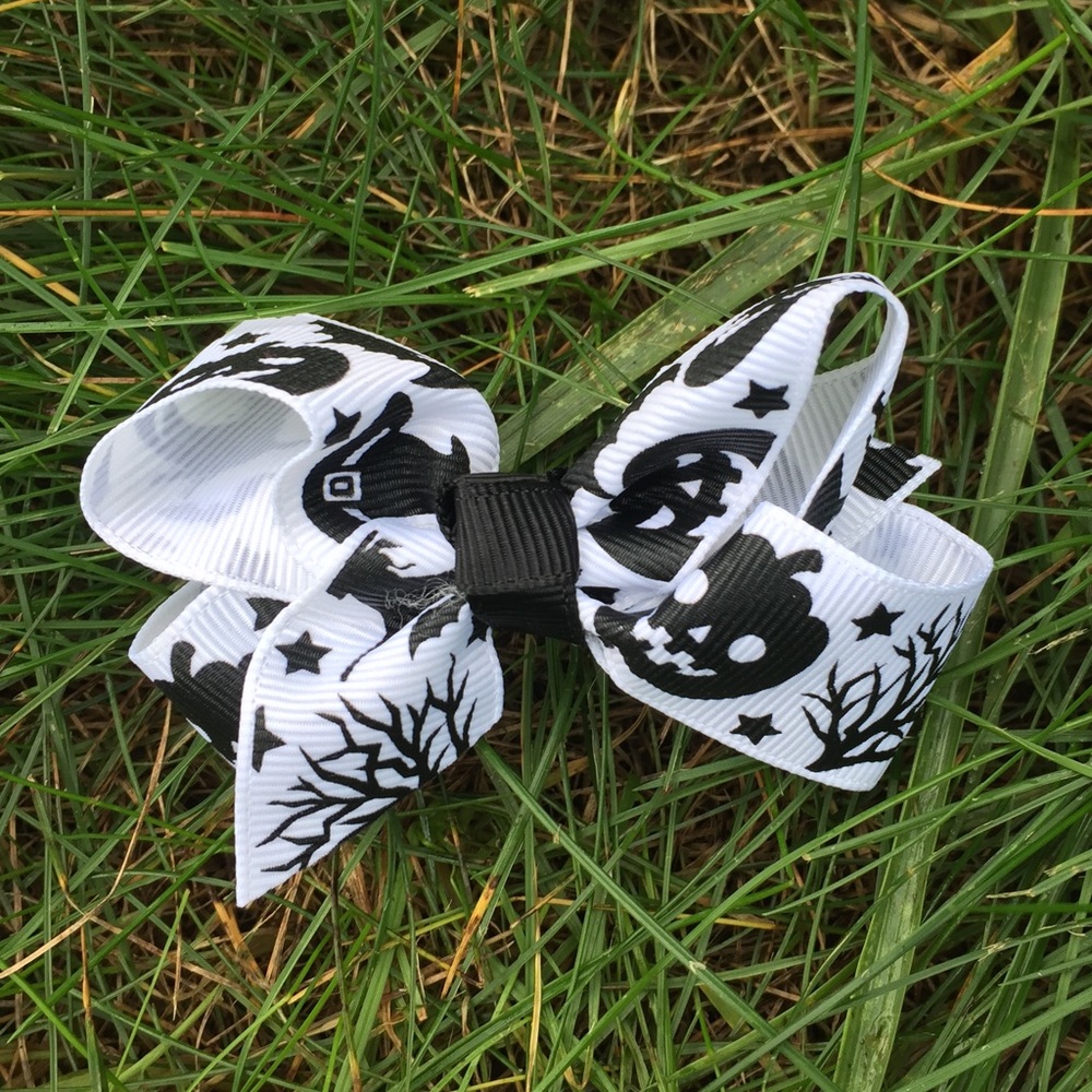 Girls Halloween Hair Bow